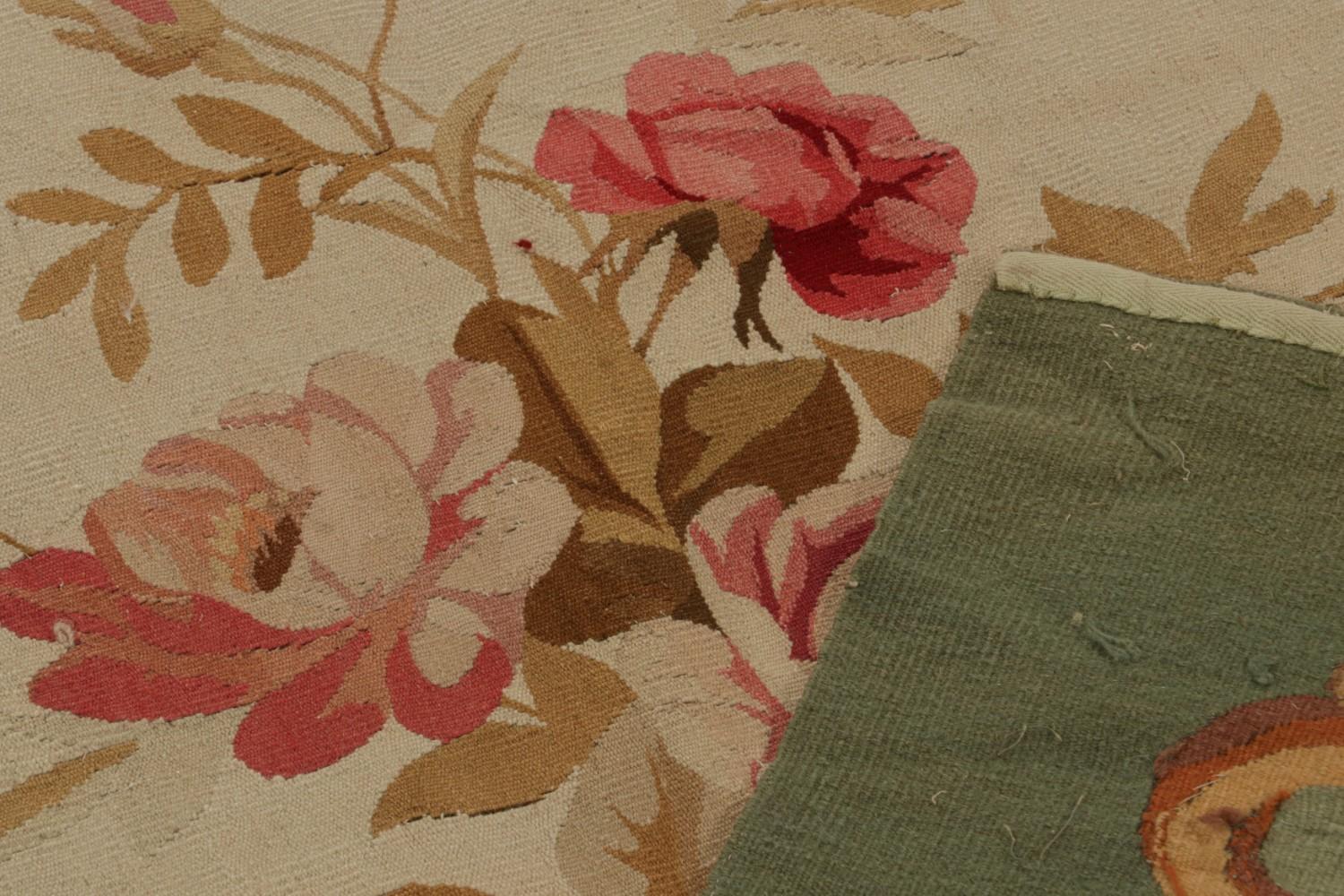 Antique French Aubusson Tapestry Runner Rug