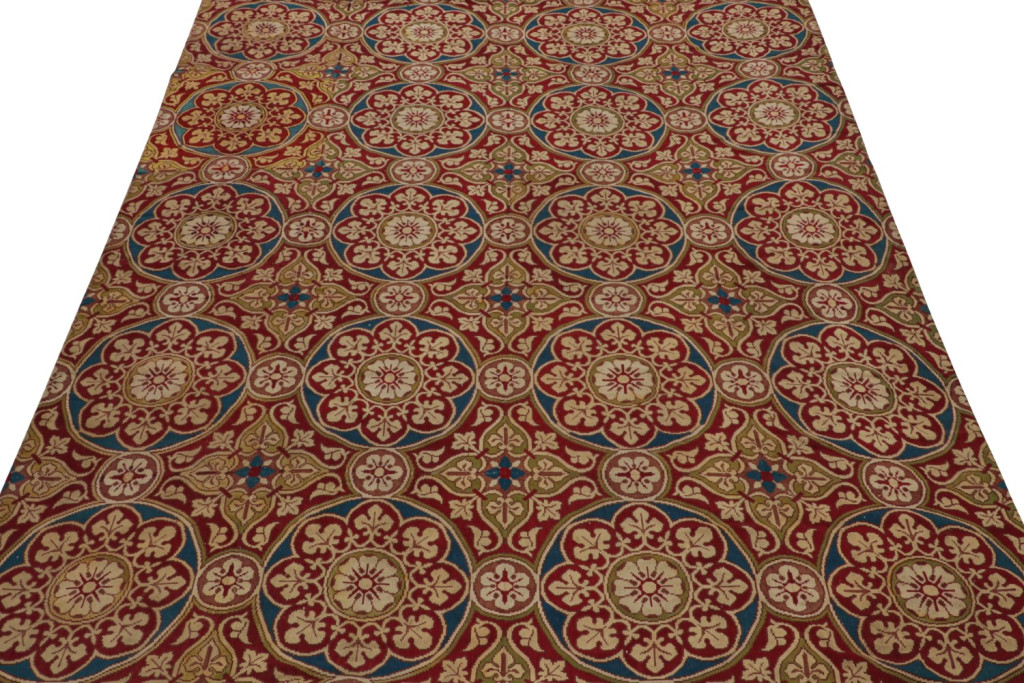 Antique French Needlepoint Rug