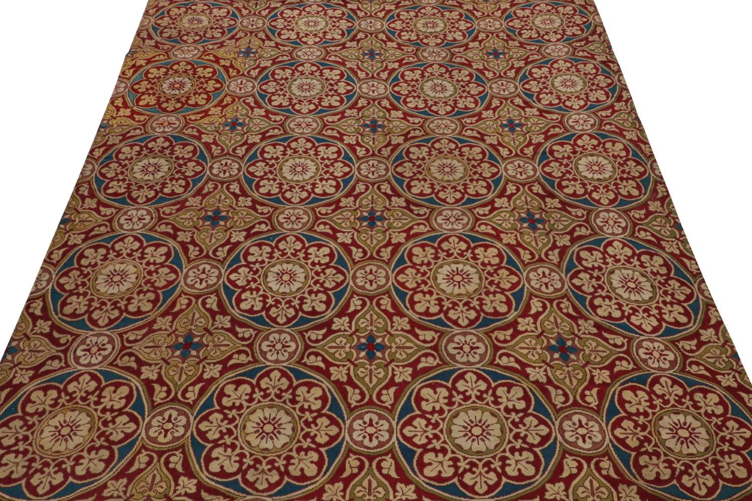 Antique French Needlepoint Rug