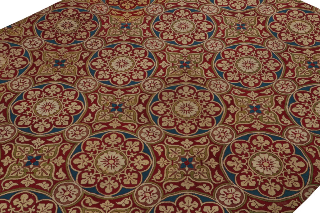 Antique French Needlepoint Rug