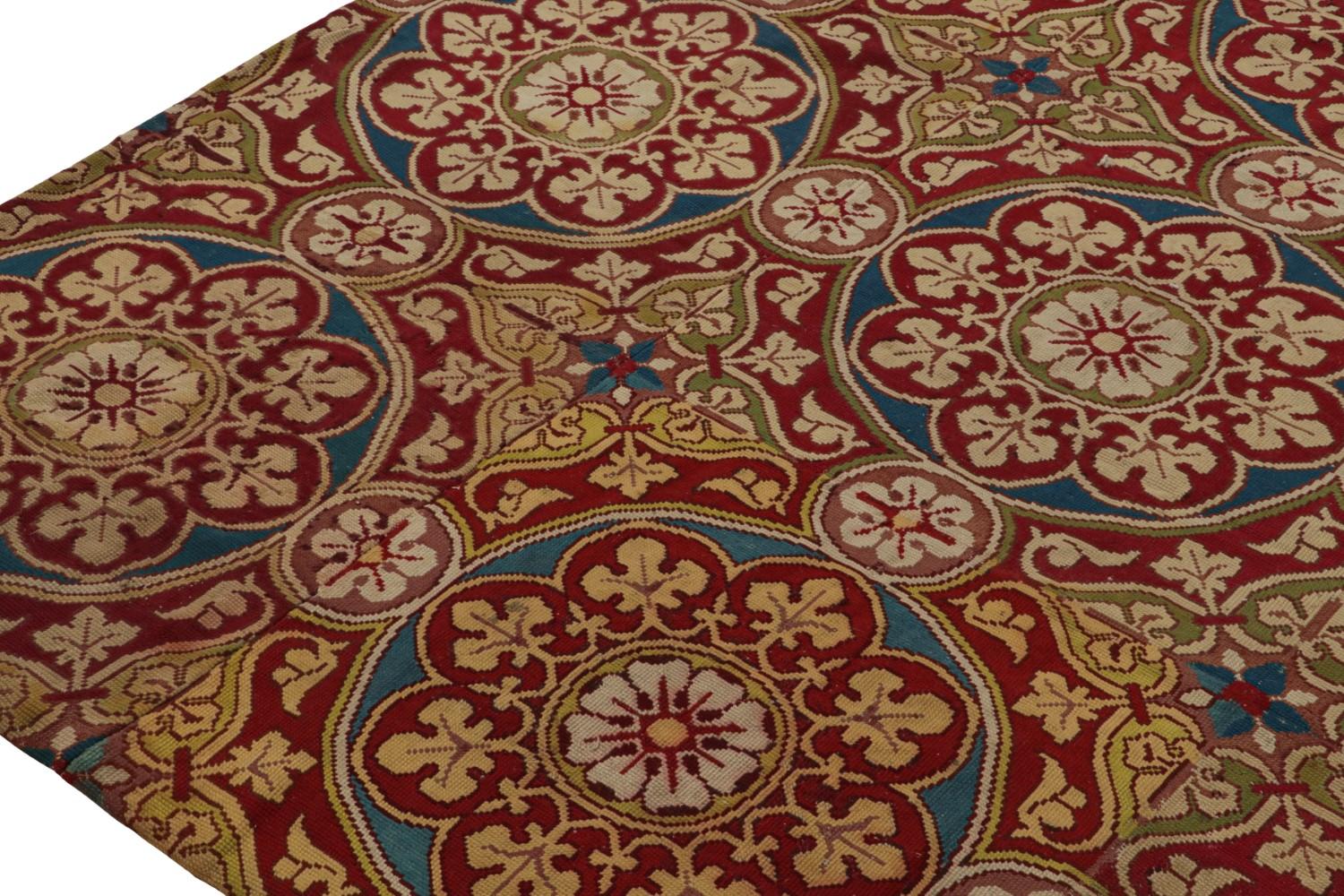 Antique French Needlepoint Rug