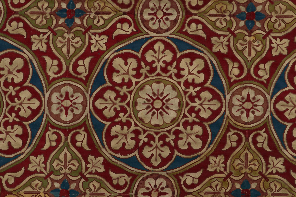 Antique French Needlepoint Rug