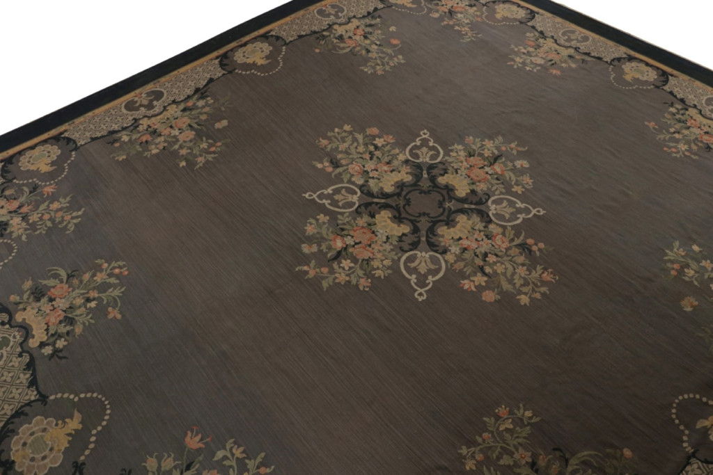 Antique Aubusson Flatweave Rug
