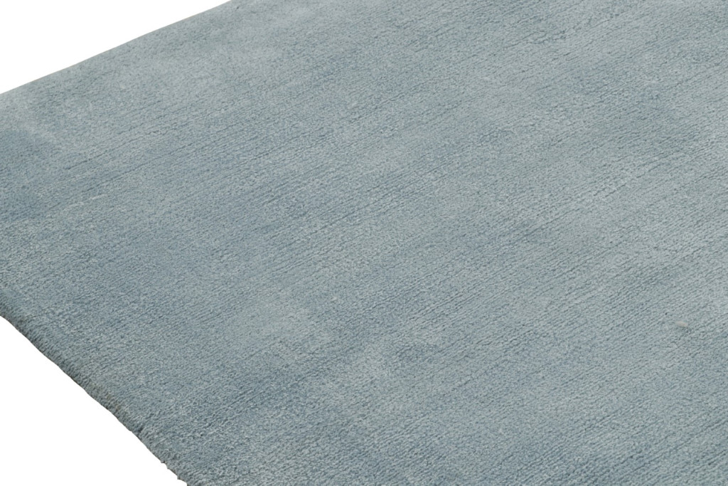 Solid Blue Custom Rug Design