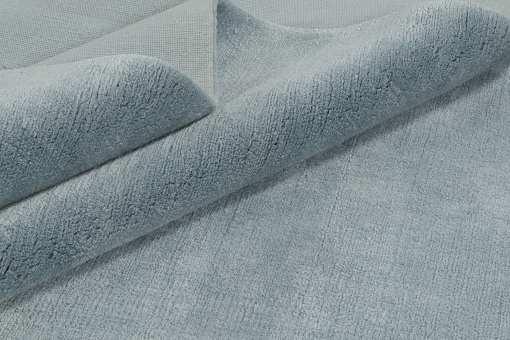 Solid Blue Custom Rug Design