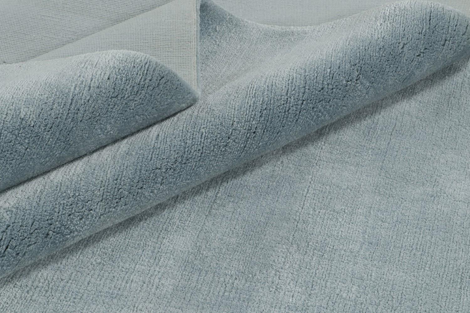Solid Blue Custom Rug Design
