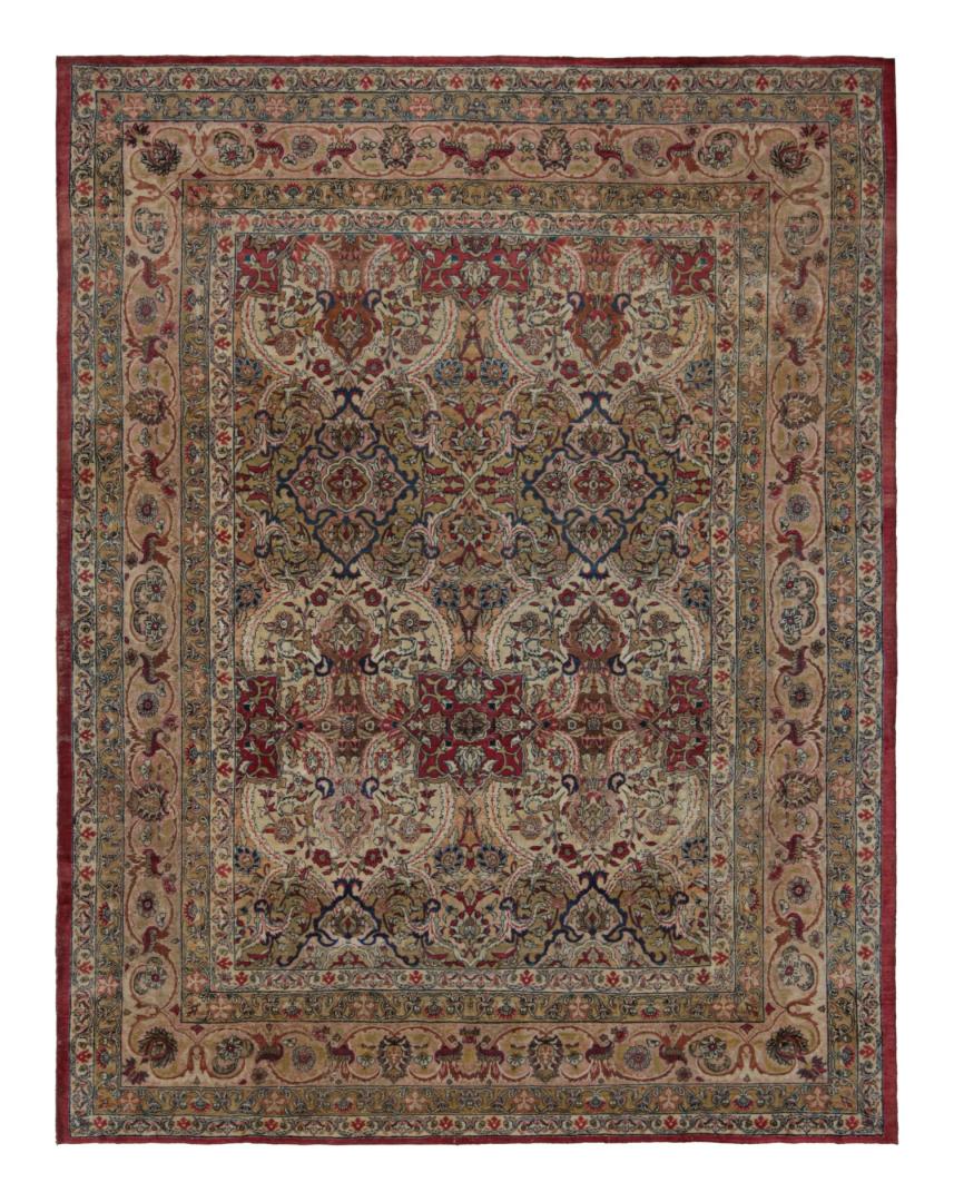 Vintage Persian Kerman Lavar rug