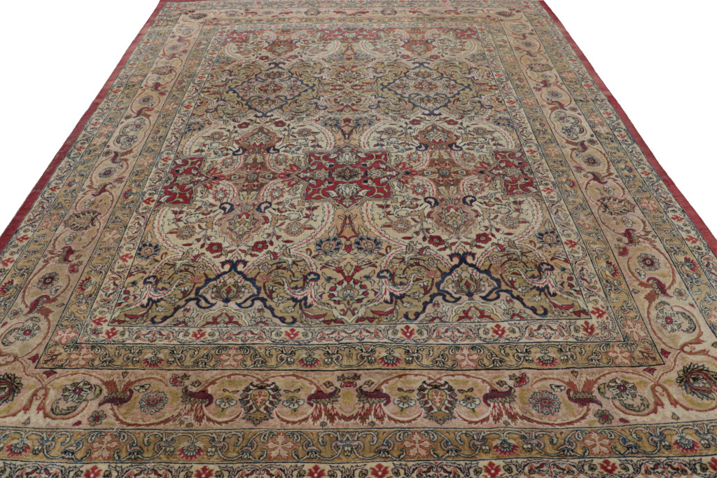 Vintage Persian Kerman Lavar rug