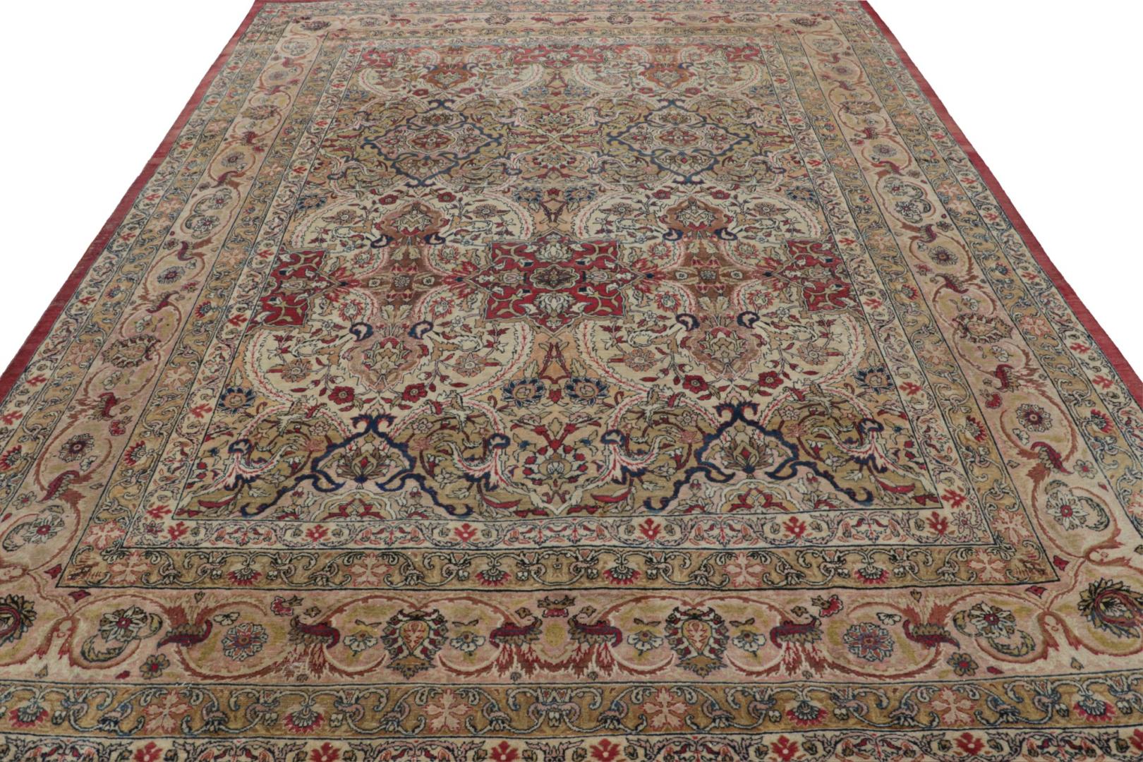 Vintage Persian Kerman Lavar rug