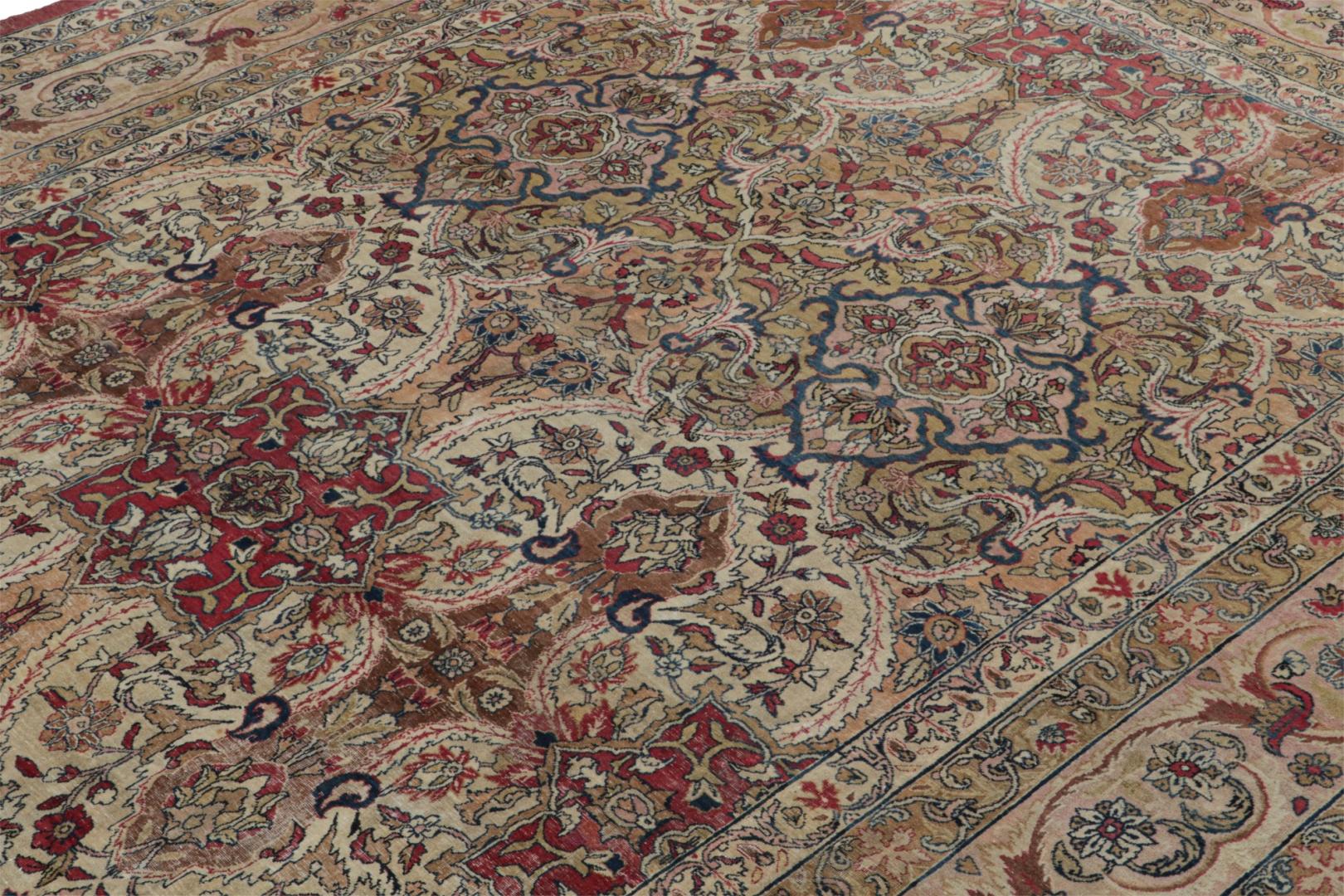Vintage Persian Kerman Lavar rug