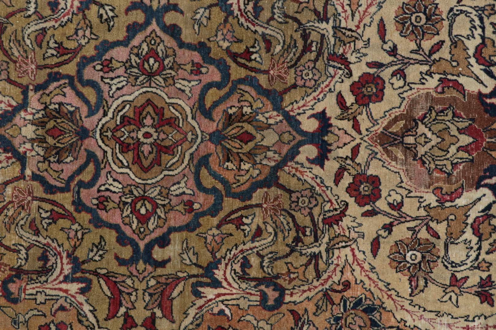 Vintage Persian Kerman Lavar rug