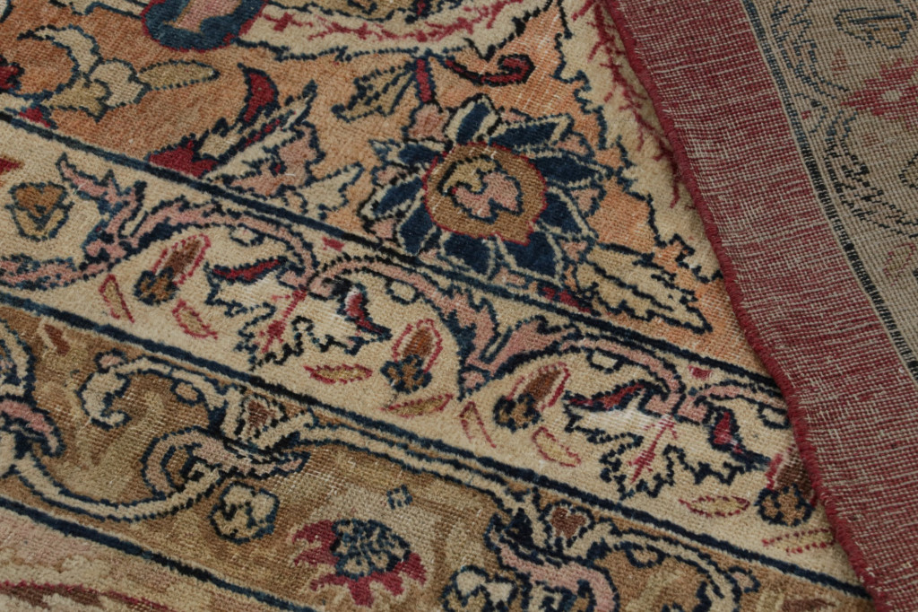 Vintage Persian Kerman Lavar rug