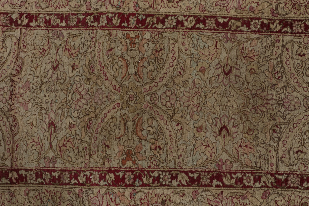 Antique Agra rug with Geometric Patterns