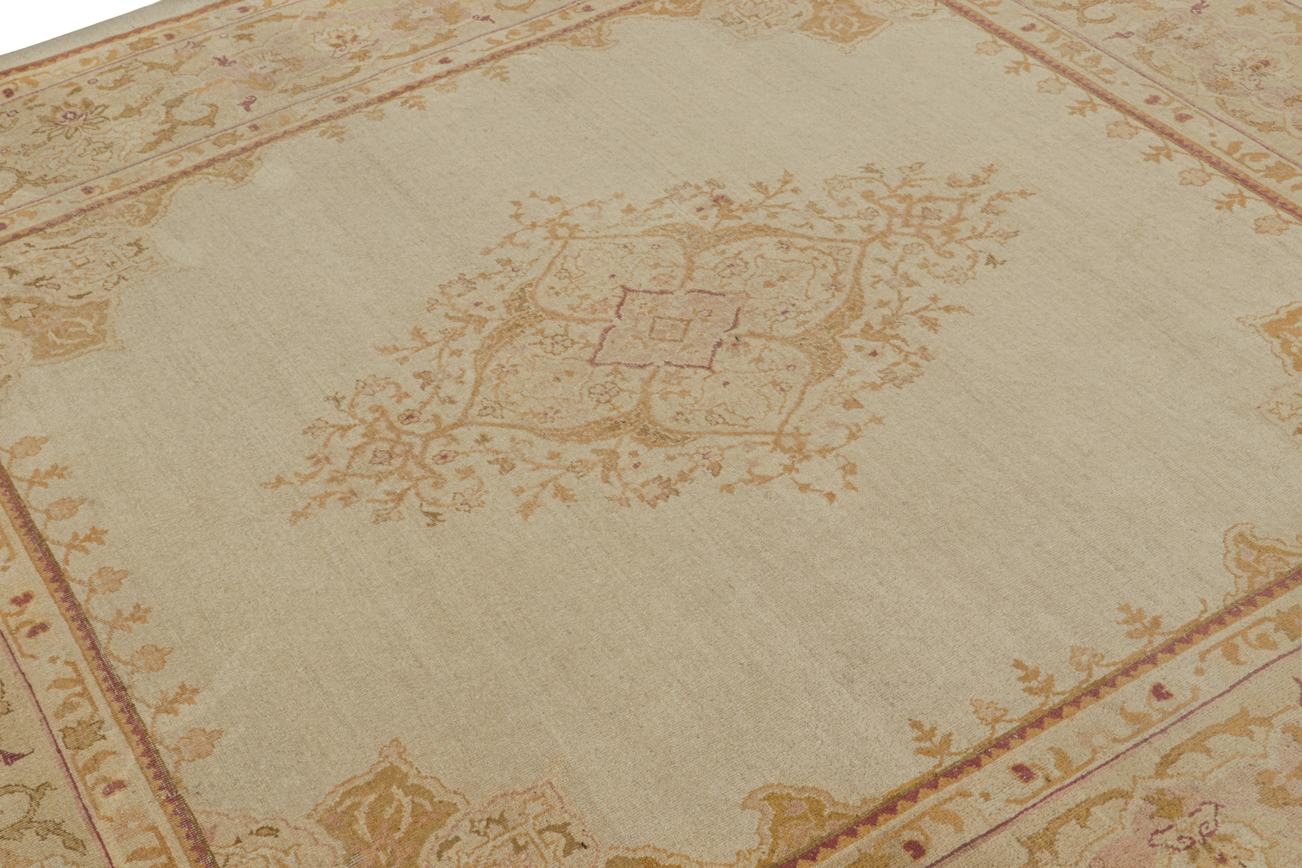 Antique Amritsar Square Rug
