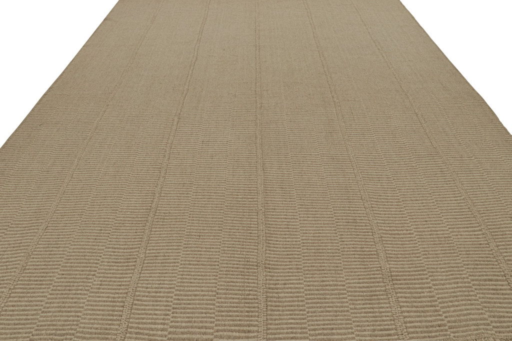Contemporary Striped Kilim rug