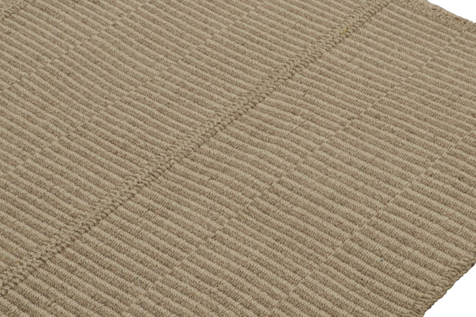 Contemporary Striped Kilim rug