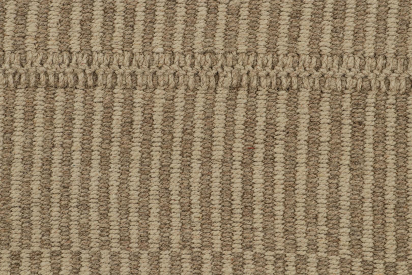 Contemporary Striped Kilim rug