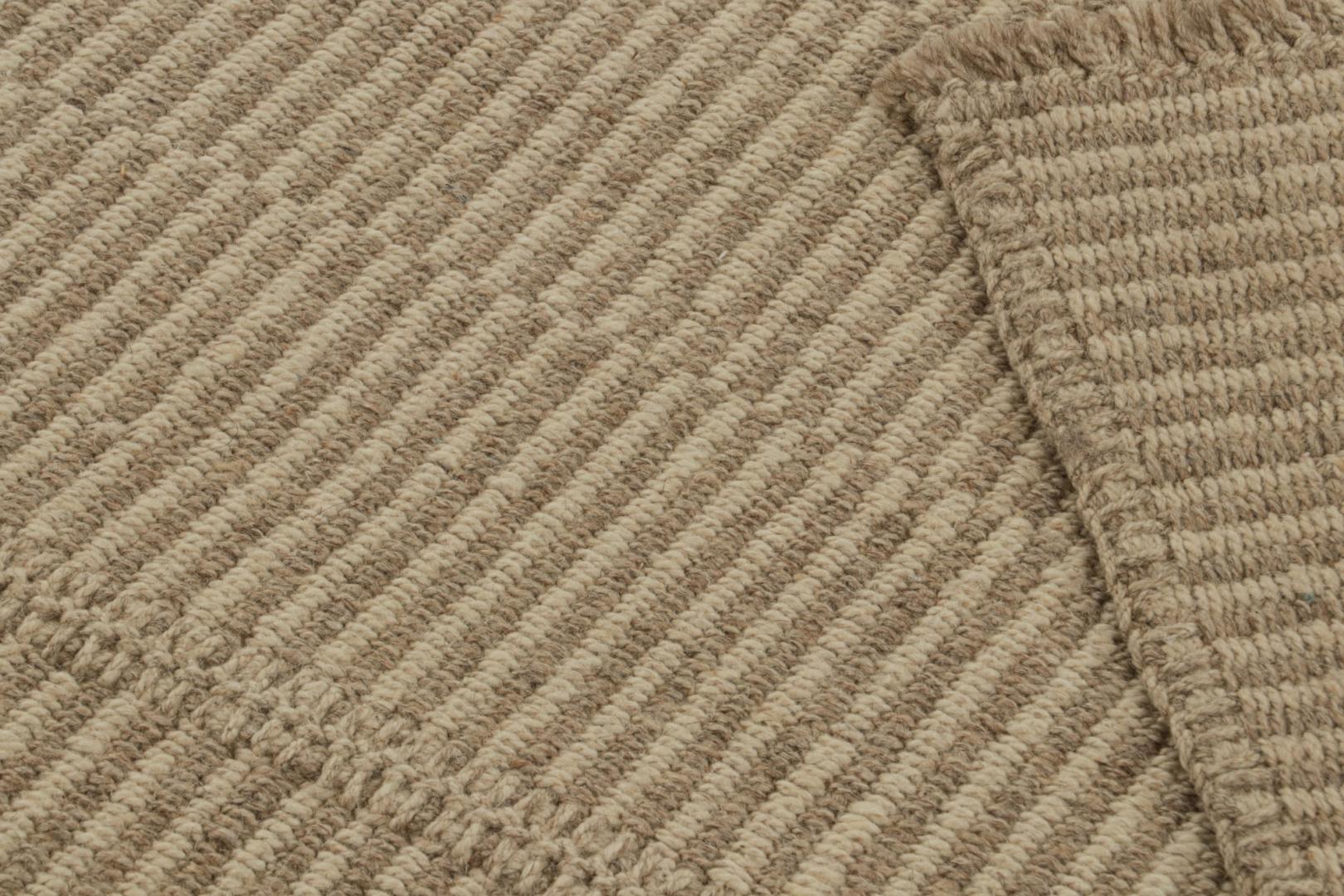 Contemporary Striped Kilim rug