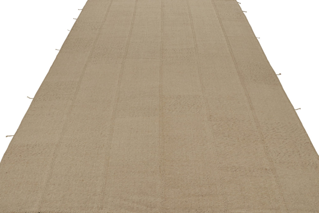 Rug & Kilim’s Contemporary Kilim in Brown