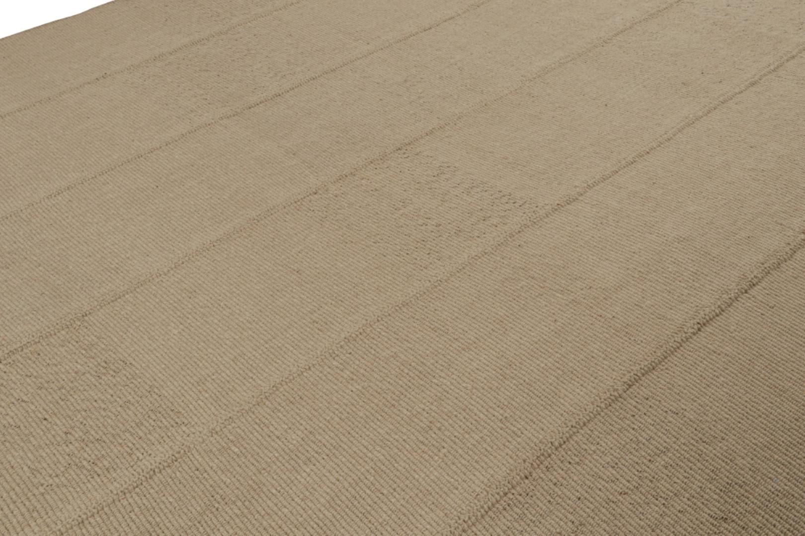 Rug & Kilim’s Contemporary Kilim in Brown
