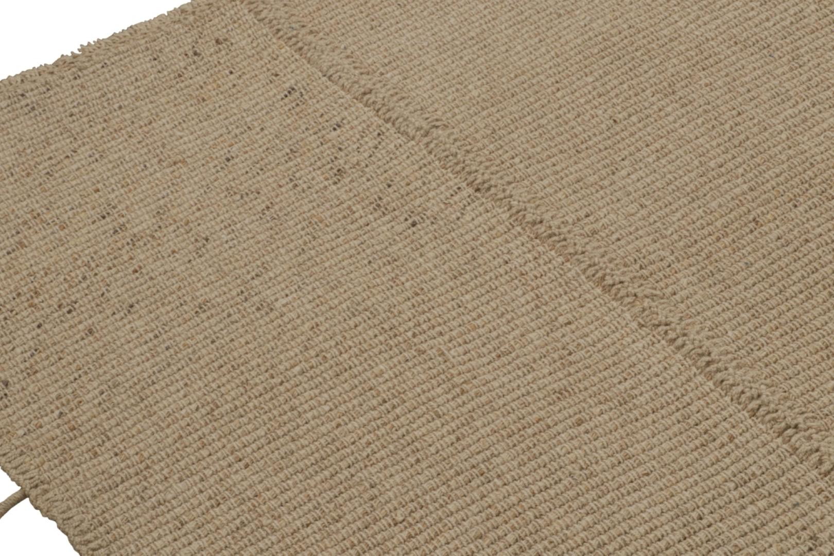 Rug & Kilim’s Contemporary Kilim in Brown