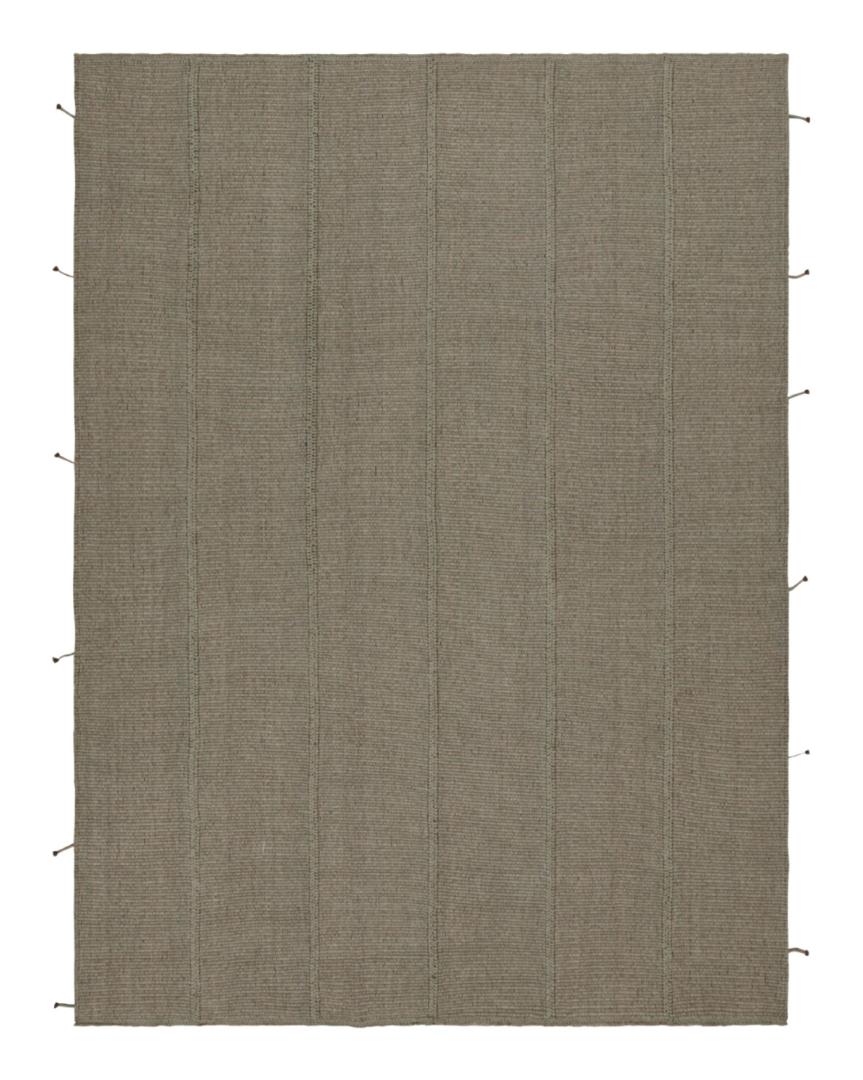 Rug & Kilim’s Contemporary Kilim in Brown