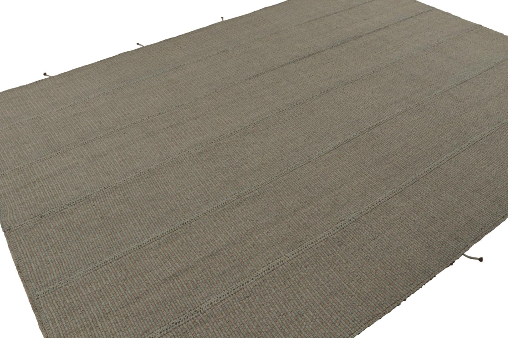 Rug & Kilim’s Contemporary Kilim in Brown