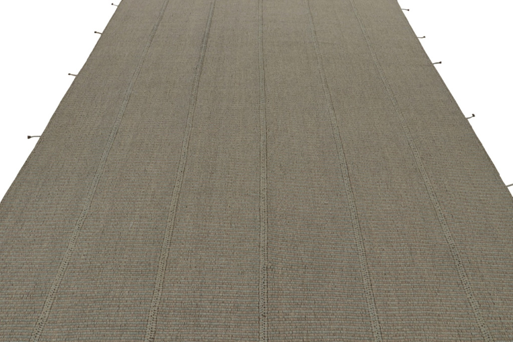 Rug & Kilim’s Contemporary Kilim in Brown