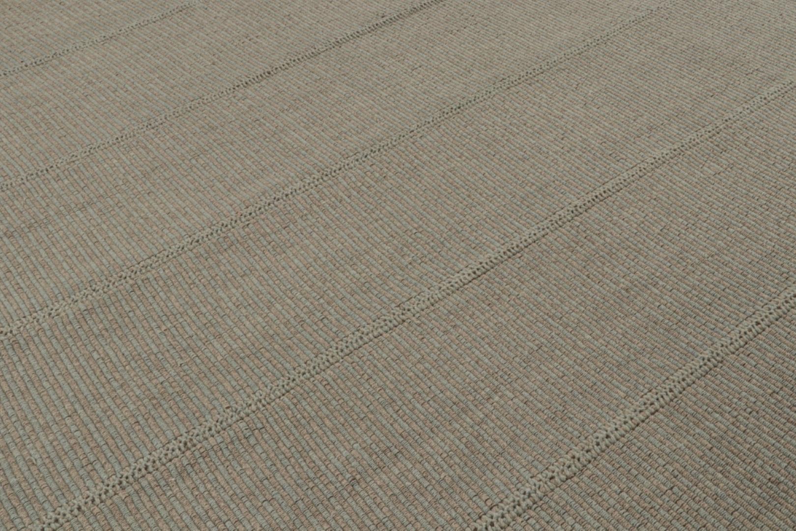 Rug & Kilim’s Contemporary Kilim in Brown
