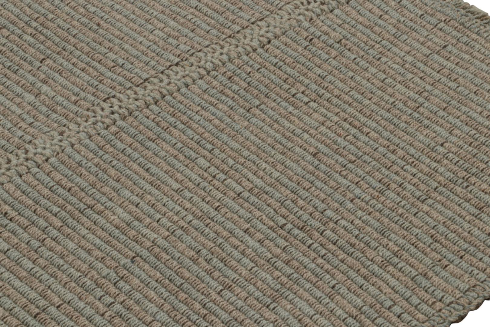 Rug & Kilim’s Contemporary Kilim in Brown