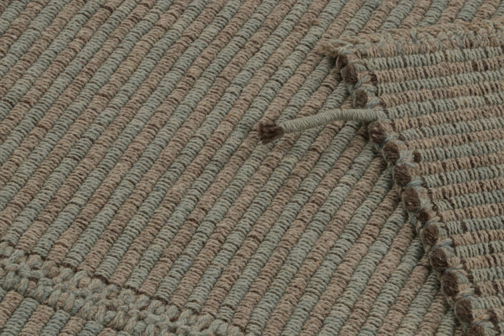 Rug & Kilim’s Contemporary Kilim in Brown