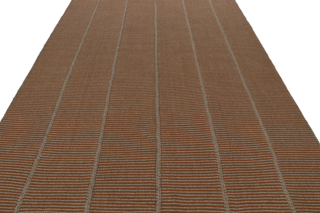 Rug & Kilim’s Contemporary Kilim in Brown