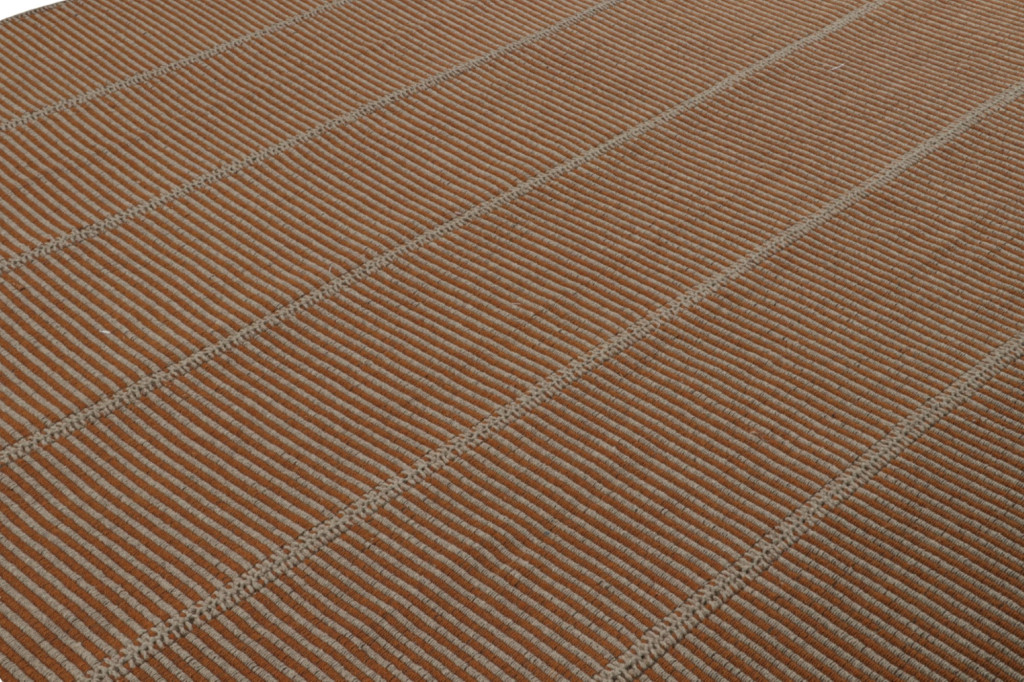 Rug & Kilim’s Contemporary Kilim in Brown