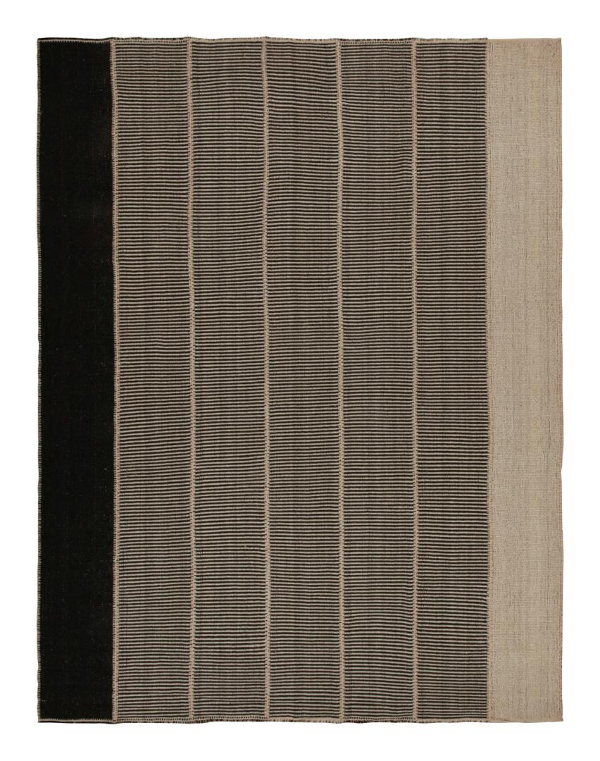 Rug & Kilim’s Contemporary Kilim in Black