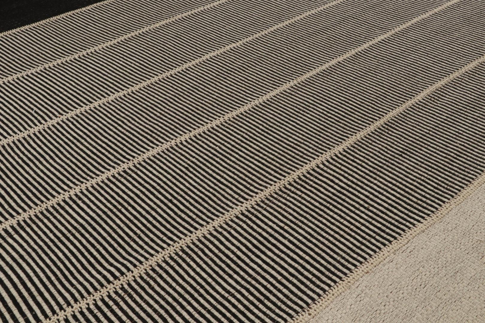 Rug & Kilim’s Contemporary Kilim in Black