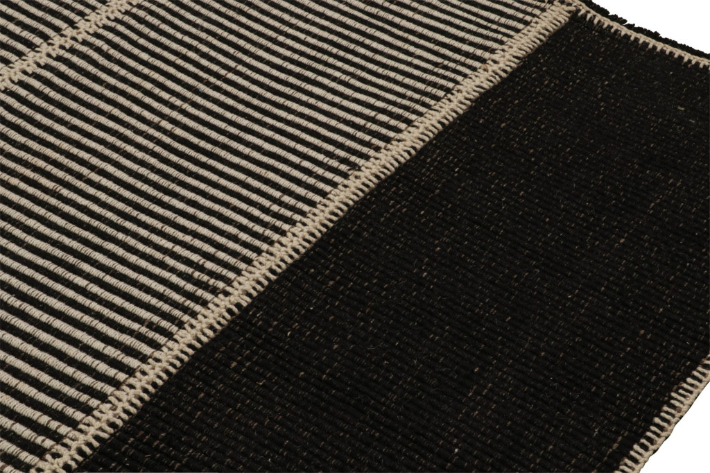 Rug & Kilim’s Contemporary Kilim in Black