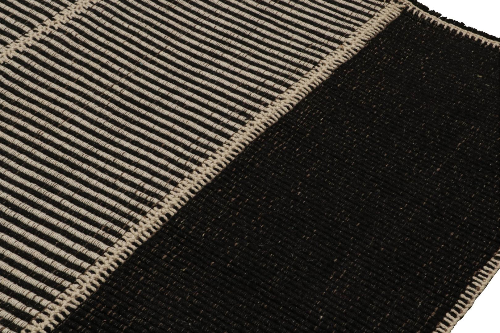 Rug & Kilim’s Contemporary Kilim in Black