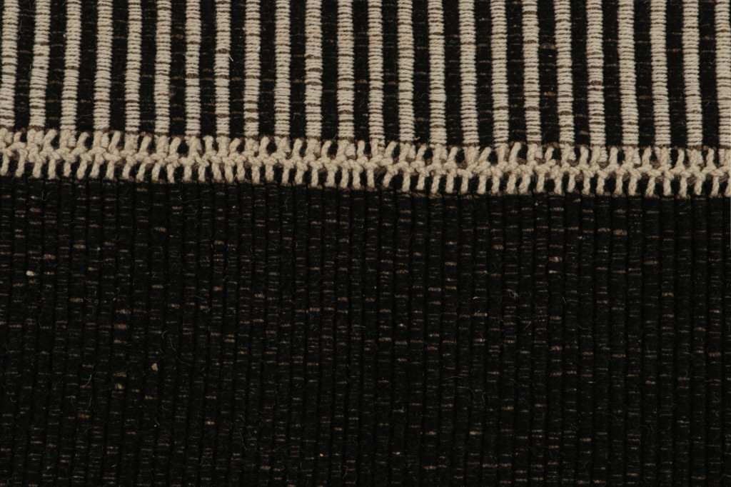 Rug & Kilim’s Contemporary Kilim in Black