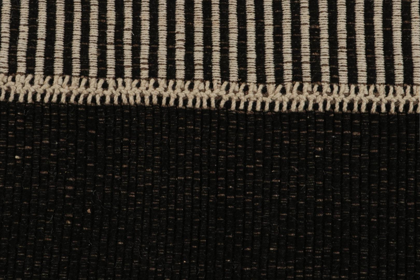 Rug & Kilim’s Contemporary Kilim in Black
