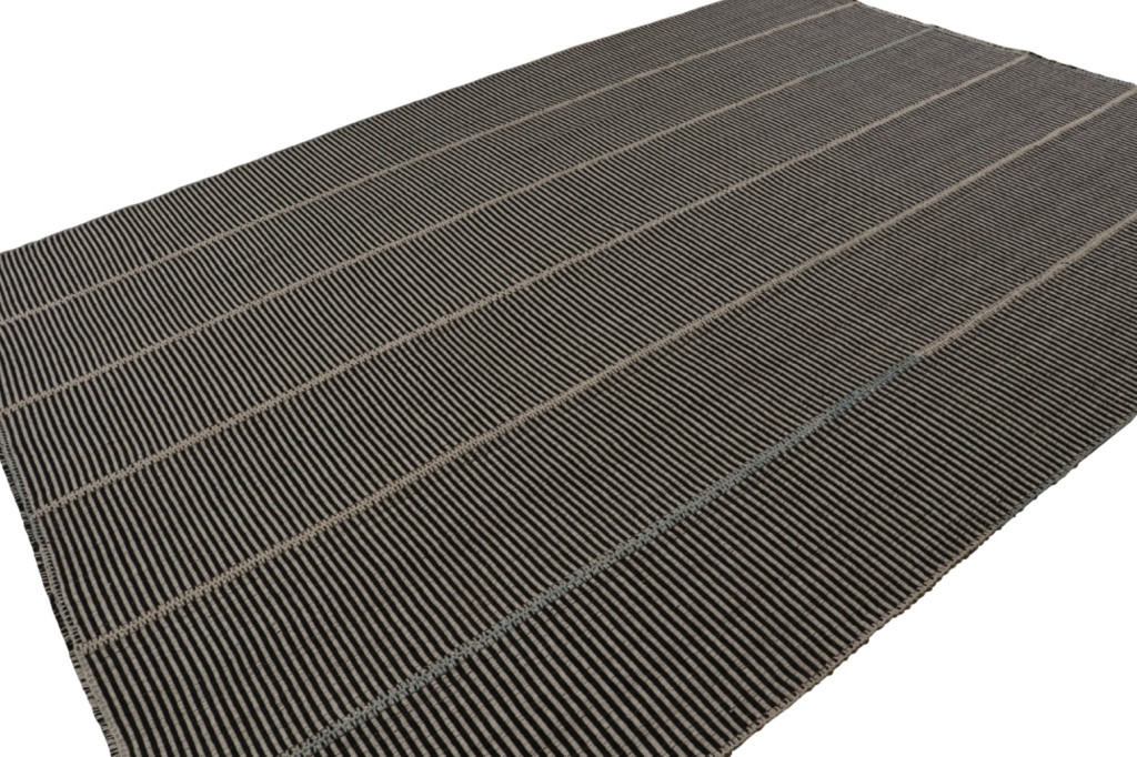 Rug & Kilim’s Contemporary Kilim in Black