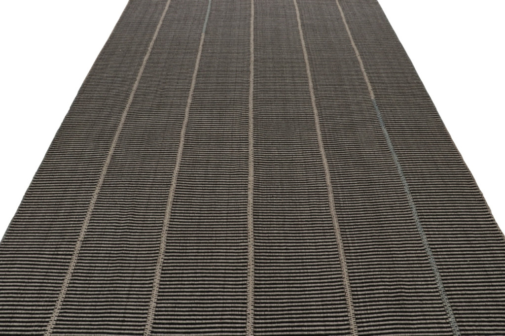 Rug & Kilim’s Contemporary Kilim in Black