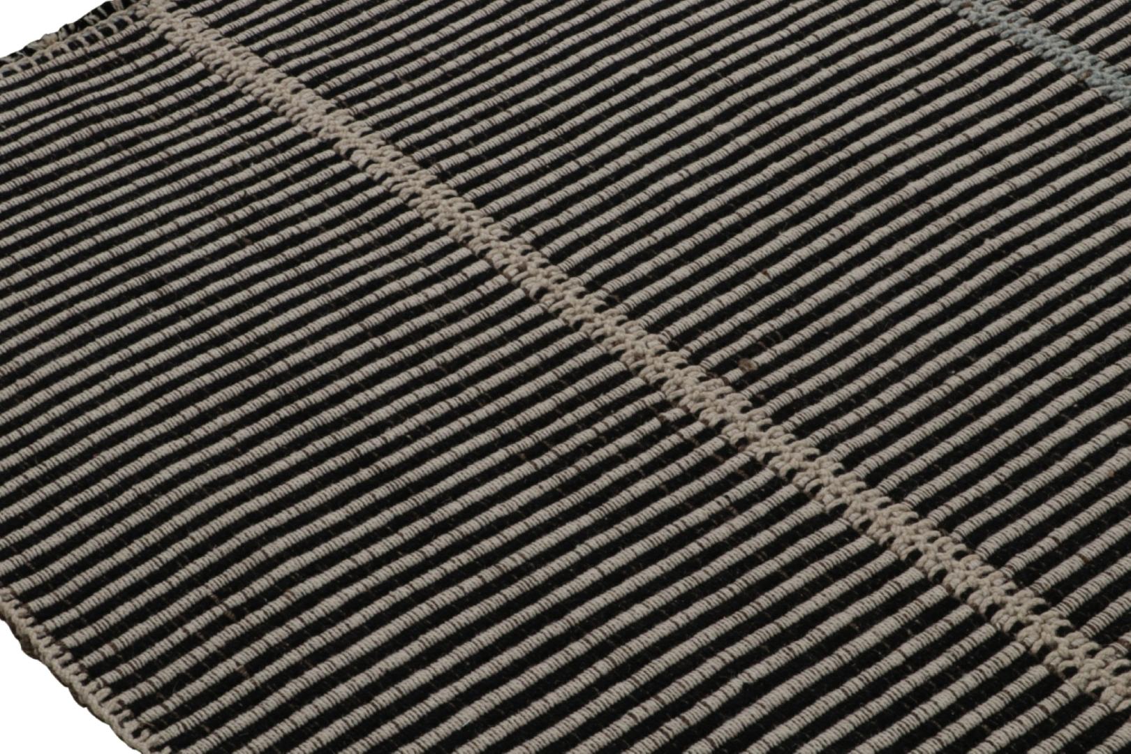 Rug & Kilim’s Contemporary Kilim in Black