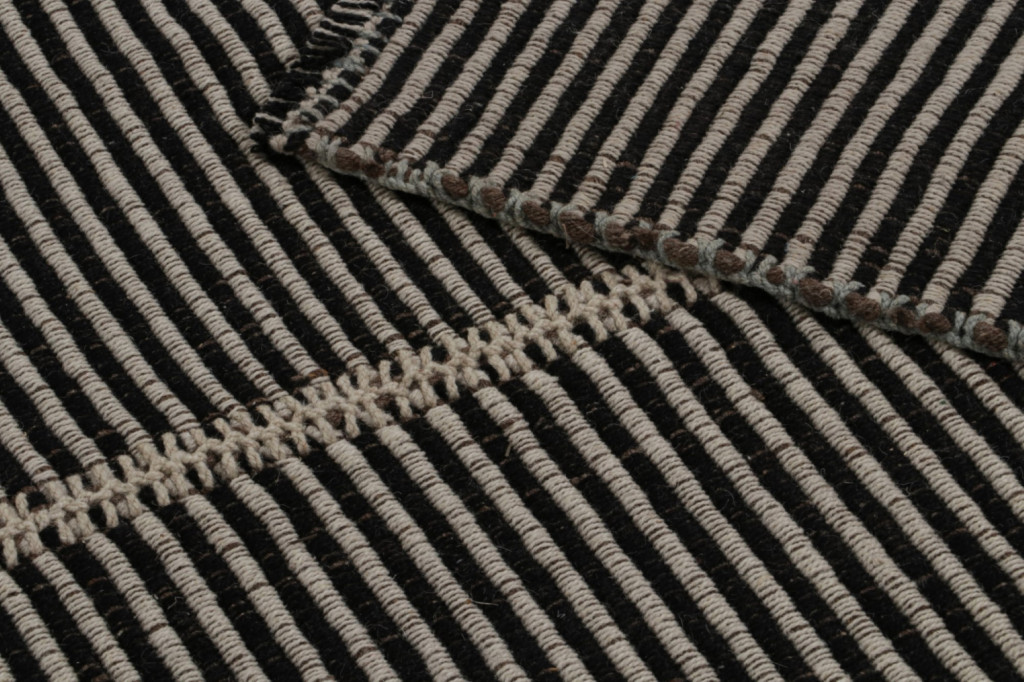 Rug & Kilim’s Contemporary Kilim in Black
