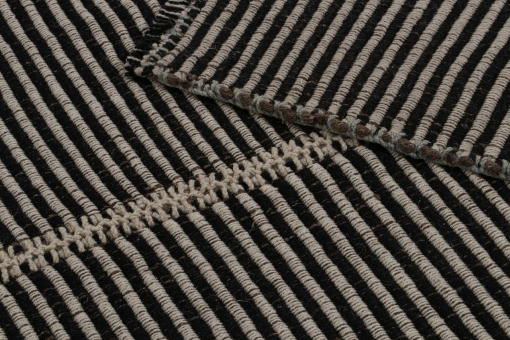 Rug & Kilim’s Contemporary Kilim in Black