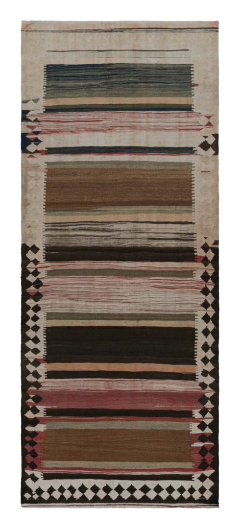 Vintage Persian tribal Kilim rug