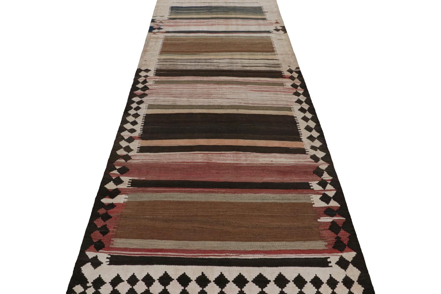 Vintage Persian tribal Kilim rug