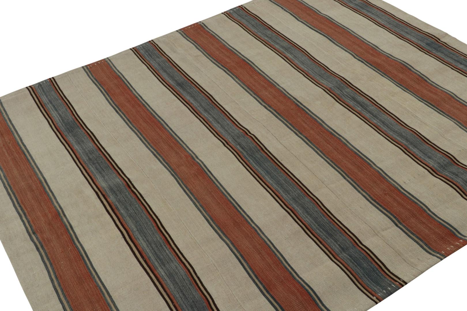 Vintage Afghani tribal Kilim rug