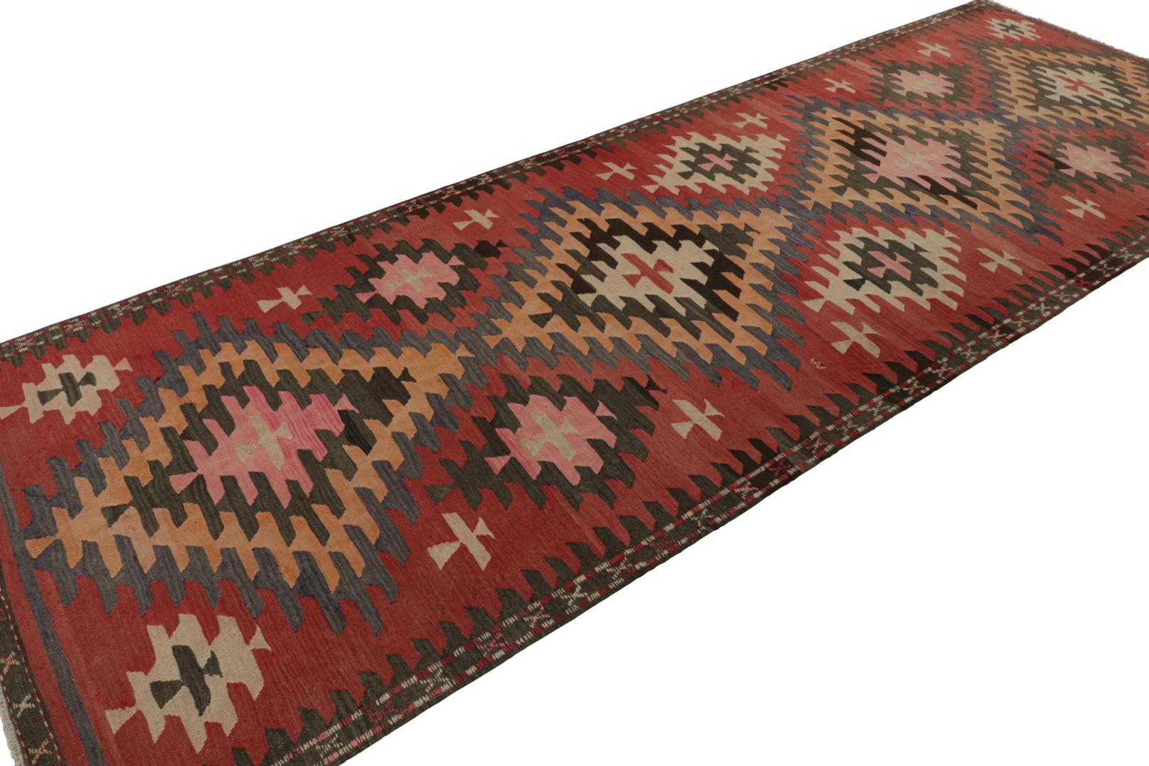 Vintage Afghani Tribal Kilim with Geometric Patterns