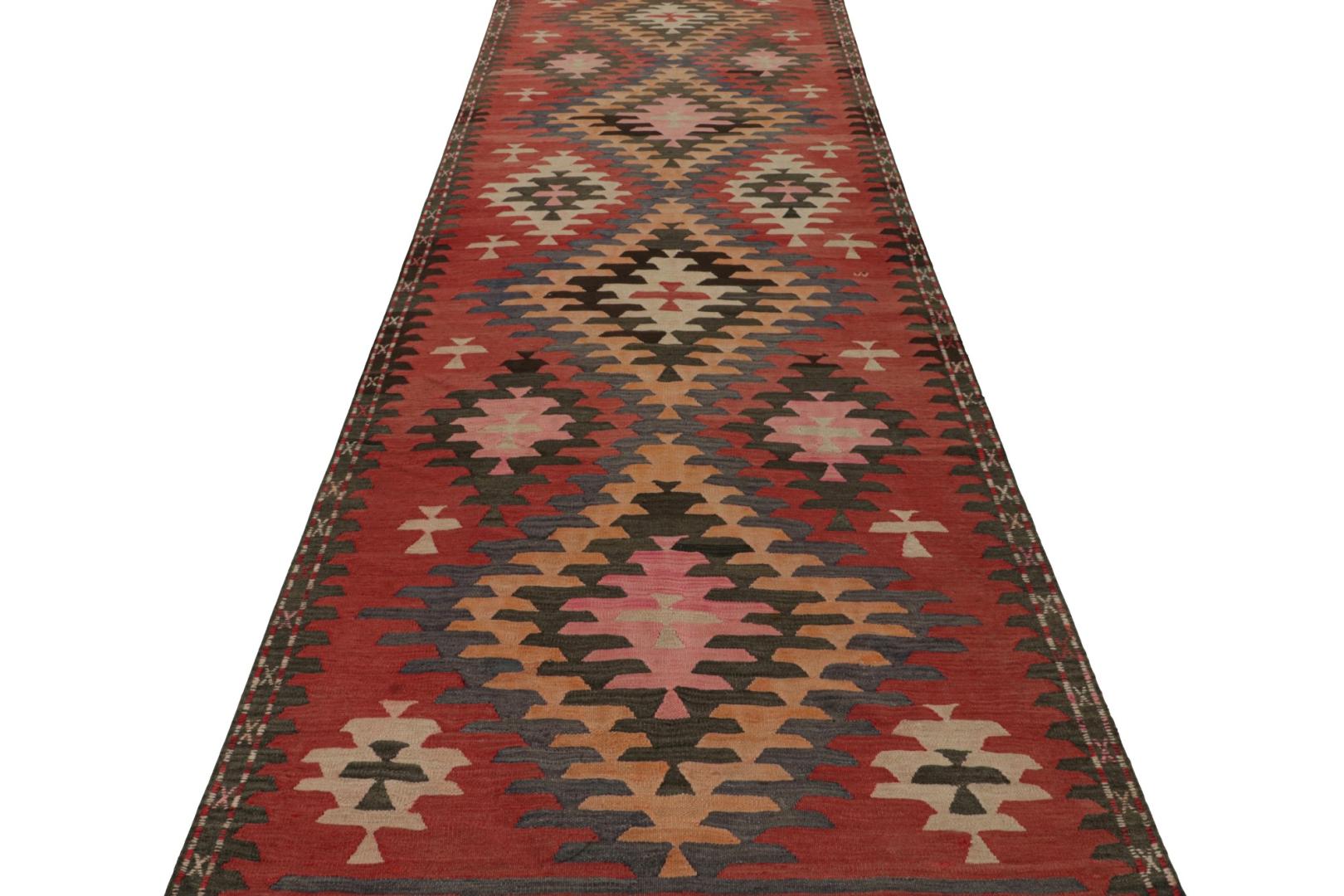 Vintage Afghani Tribal Kilim with Geometric Patterns