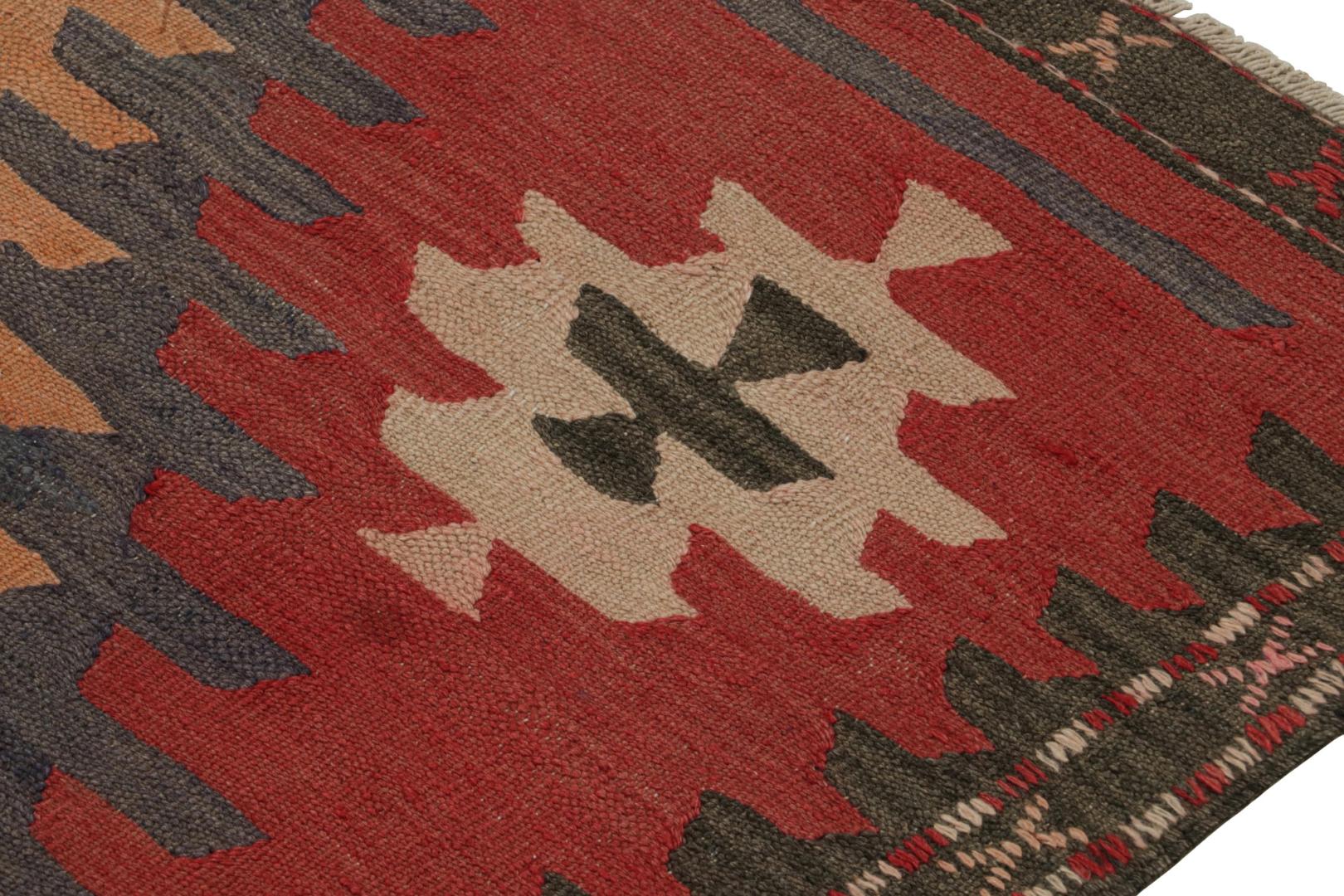 Vintage Afghani Tribal Kilim with Geometric Patterns